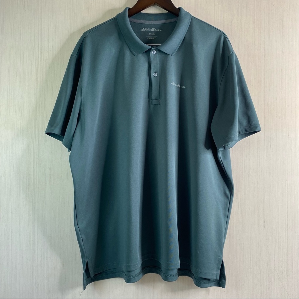 Eddie Bauer Men's Short Sleeve FreeDry Technology Polo Shirt 2XL